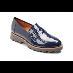 Vionic Cheryl Loafer (Navy Patent- BRAND NEW)